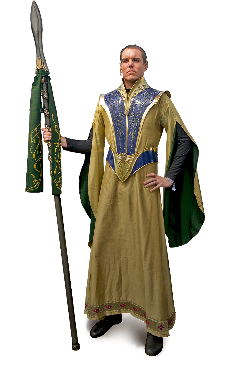 verzierte Metallrüstung Elf für Larp