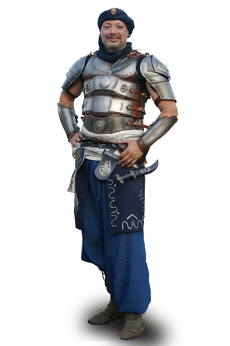 Metallrüstung für Larp Orientale