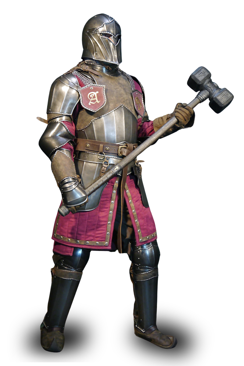 Metallrüstung für Larp Soldat