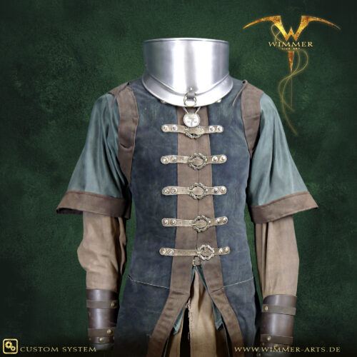 Stehkragen AC4 Stahl blank